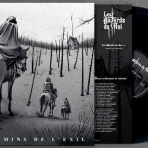 LES BÂTARDS DU ROI - Les chemins de l'exil // clear splatter Black LP